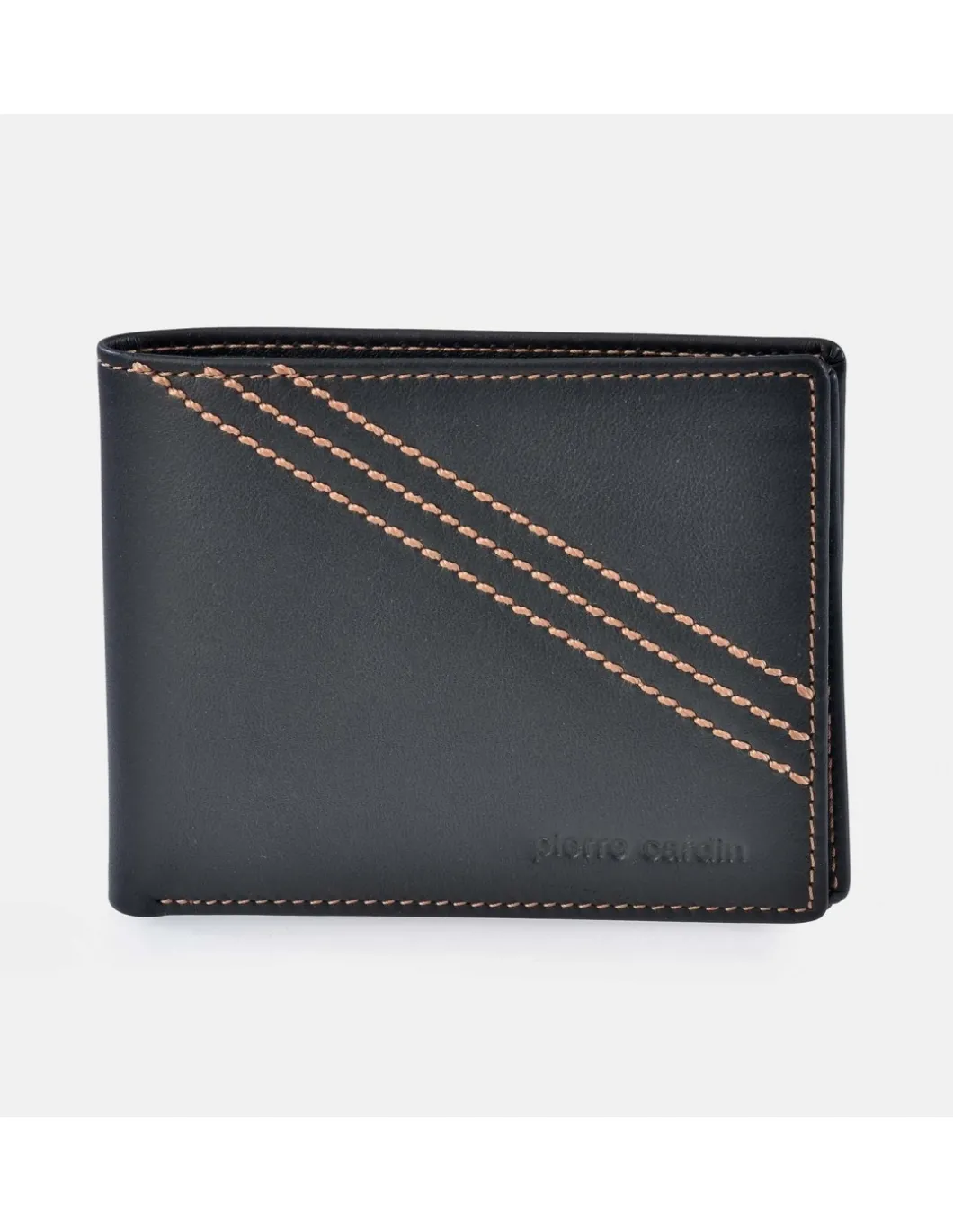 PIERRE CARDIN Cartera de Piel tipo Americano para Hombre Calidad Gacela