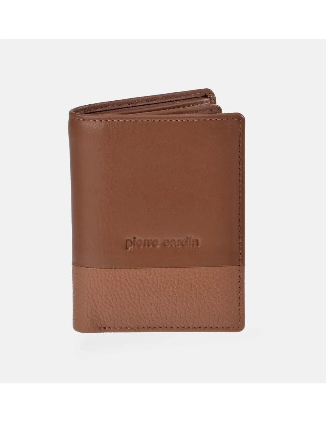 PIERRE CARDIN Cartera en piel combinada para hombre