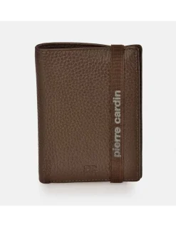 PIERRE CARDIN Cartera hombre piel con elastico