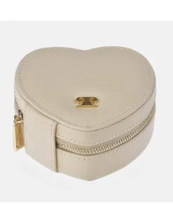 PIERRE CARDIN Joyero mini corazón en piel con cremallera