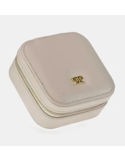 PIERRE CARDIN Joyero mini cuadrado en piel con cremallera
