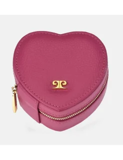PIERRE CARDIN Joyero mini corazón en piel con cremallera