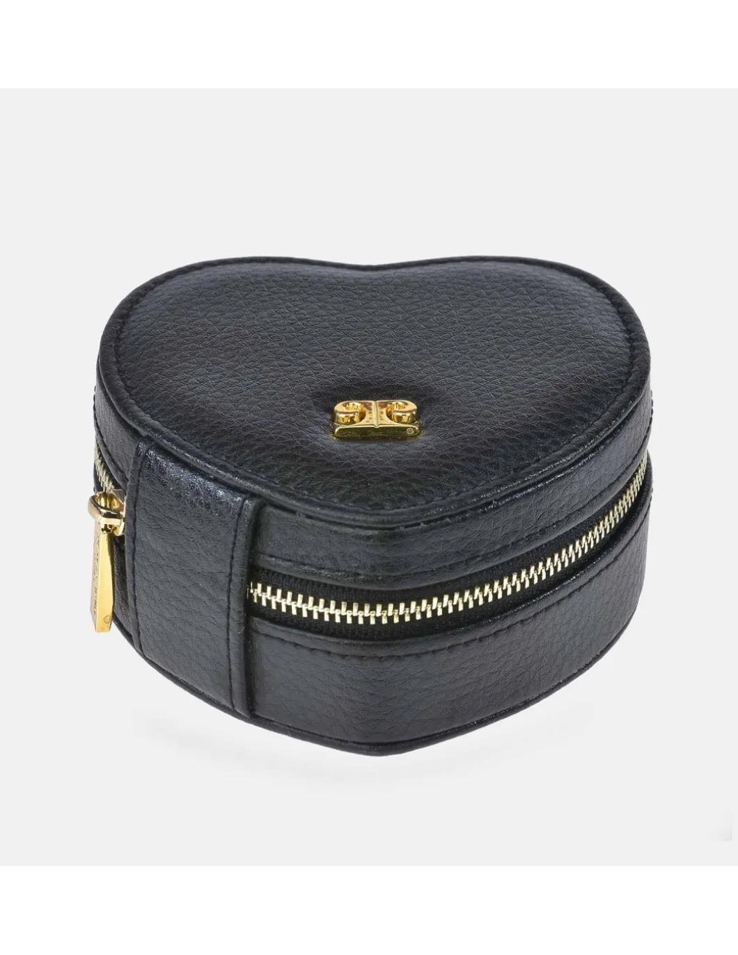 PIERRE CARDIN Joyero mini corazón en piel con cremallera
