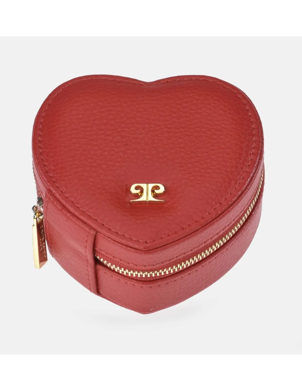 PIERRE CARDIN Joyero mini corazón en piel con cremallera