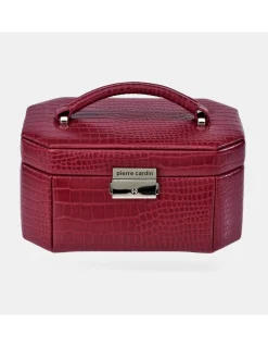 PIERRE CARDIN Joyero rígido con tapa en calidad símil piel