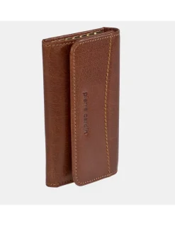 PIERRE CARDIN llavero con 6 ganchos para hombre en piel Vegetal