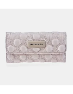 PIERRE CARDIN monedero billetero con solapa para mujer acolchado