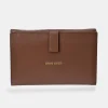 PIERRE CARDIN Monedero billetero grande para mujer piel Napa suave