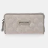 PIERRE CARDIN monedero billetero grande para mujer acolchado