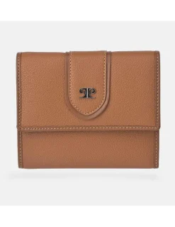 PIERRE CARDIN Monedero billetero solapa para mujer en símil piel