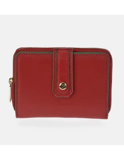 PIERRE CARDIN monedero billetero de piel para mujer