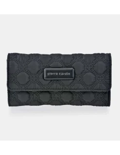 PIERRE CARDIN monedero billetero con solapa para mujer acolchado