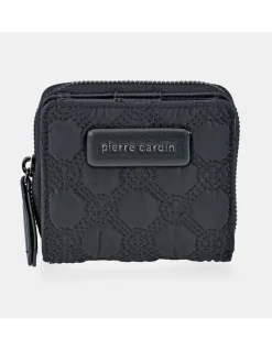 PIERRE CARDIN monedero billetero pequeño para mujer acolchado