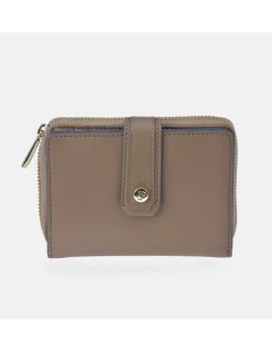 PIERRE CARDIN monedero billetero de piel para mujer