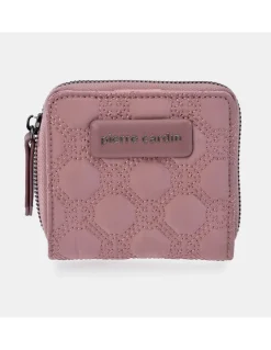 PIERRE CARDIN monedero billetero pequeño para mujer acolchado