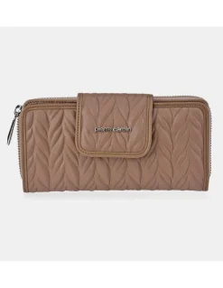 PIERRE CARDIN Monedero Billetero Grande Cremallera Mujer Suave