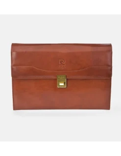 PIERRE CARDIN Portadocumentos de mano clasico en piel sin asa