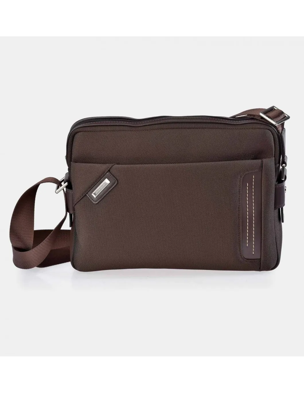 PIERRE CARDIN Portadocumentos Nylon con bandolera y cremalleras
