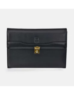 PIERRE CARDIN Portadocumentos de mano clasico en piel sin asa