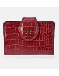 PIERRE CARDIN Tarjetero para mujer en piel sintéticoa grabada
