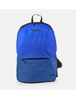 POLICE Mochila ligera en Nylon estampado bicolor con cremallera