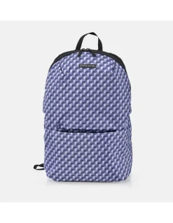 POLICE Mochila liviana en Nylon estampado 3D con cremallera