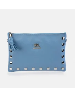 Victorio & Lucchino bolso de mano grande en piel con tachas y bandolera