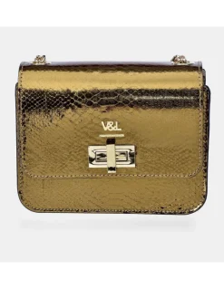 Victorio & Lucchino bolso con bandolera para mujer piel colores metalizados