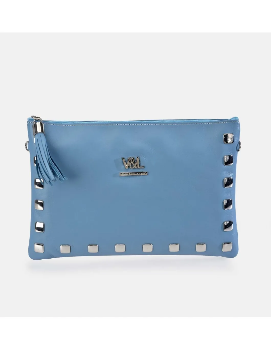 Victorio & Lucchino bolso de mano grande en piel con tachas y bandolera