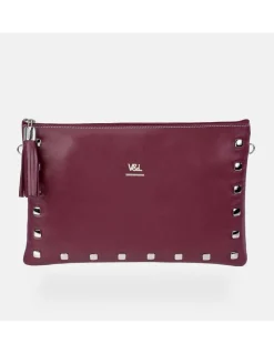 Victorio & Lucchino bolso de mano grande en piel con tachas y bandolera