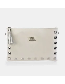Victorio & Lucchino bolso de mano grande en piel con tachas y bandolera