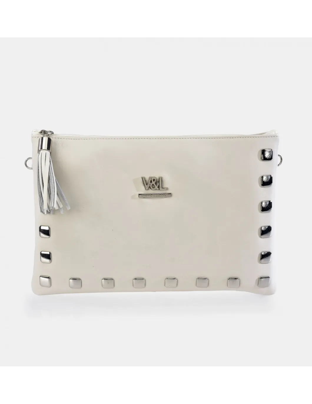 Victorio & Lucchino bolso de mano grande en piel con tachas y bandolera