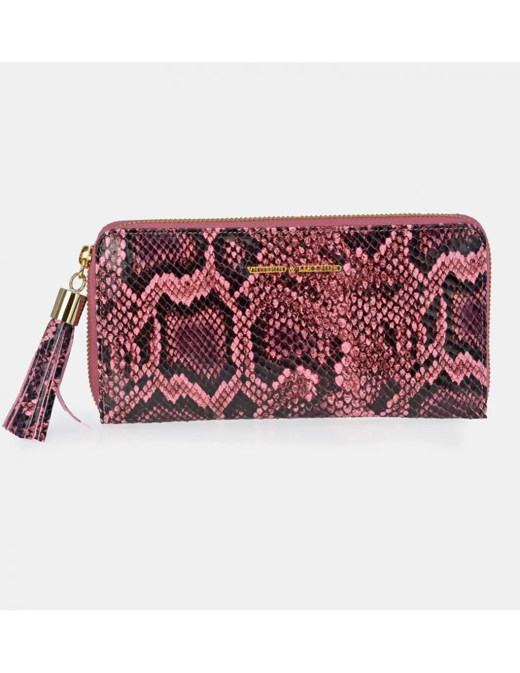 Victorio & Lucchino Monedero cremallera grande mujer piel animal print