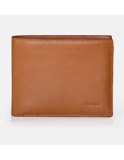 YANKO cartera de piel colores tipo americano para hombre
