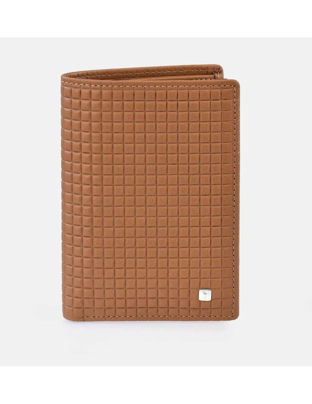 YANKO Cartera de piel grabada para hombre