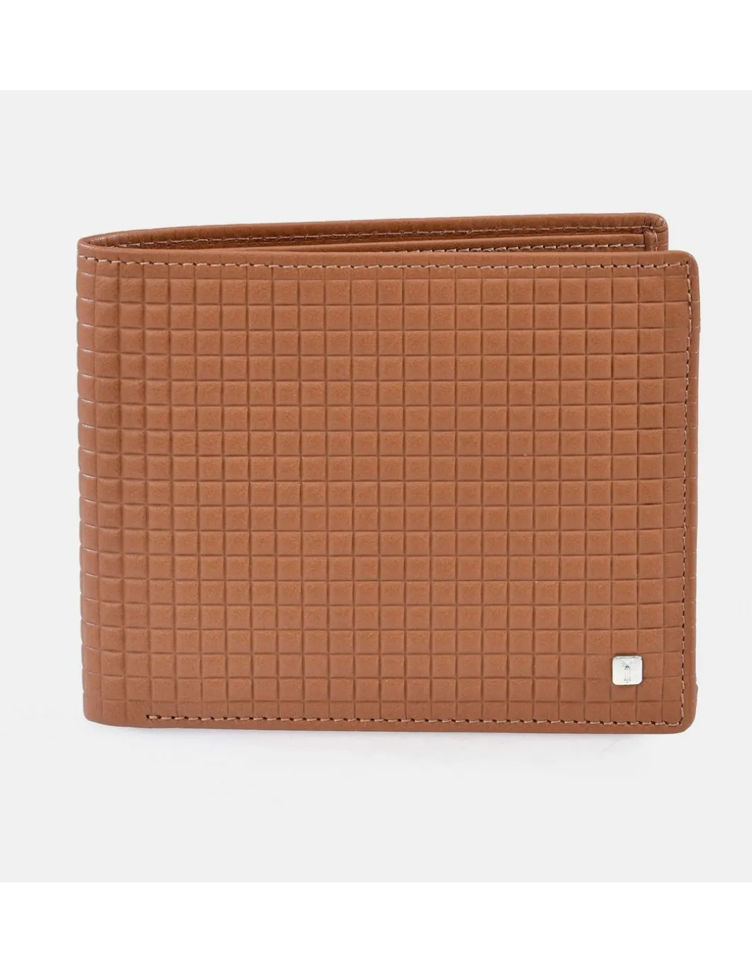 YANKO Cartera grande de hombre piel grabada tipo americano