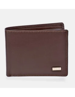 YANKO Cartera para hombre tipo americano en piel suave