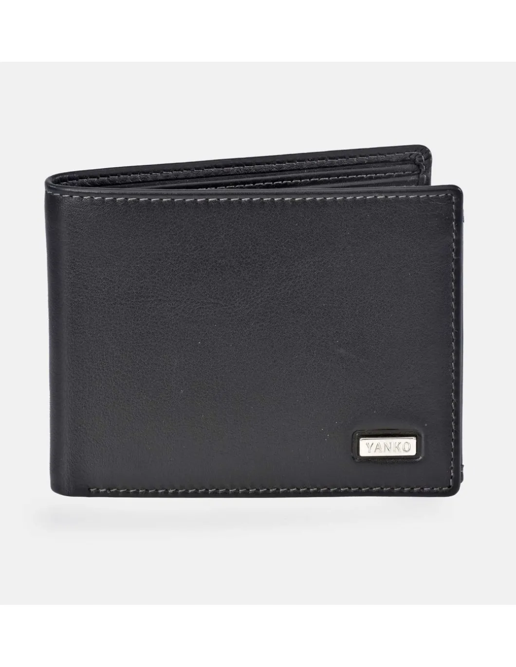 YANKO Cartera para hombre tipo americano en piel suave