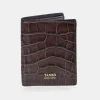 YANKO cartera vertical para caballero de piel grabado en Coco