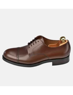 YANKO Zapato hombre Blucher con cordones en piel con suela de cuero
