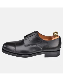 YANKO Zapato hombre Blucher con cordones en piel con suela de cuero