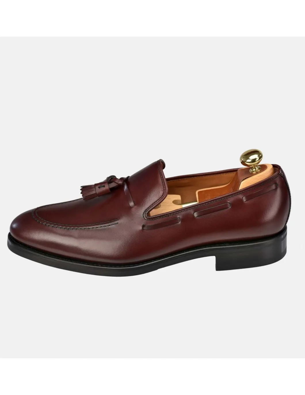 YANKO Zapato hombre tipo Mocasin Piel con borlas