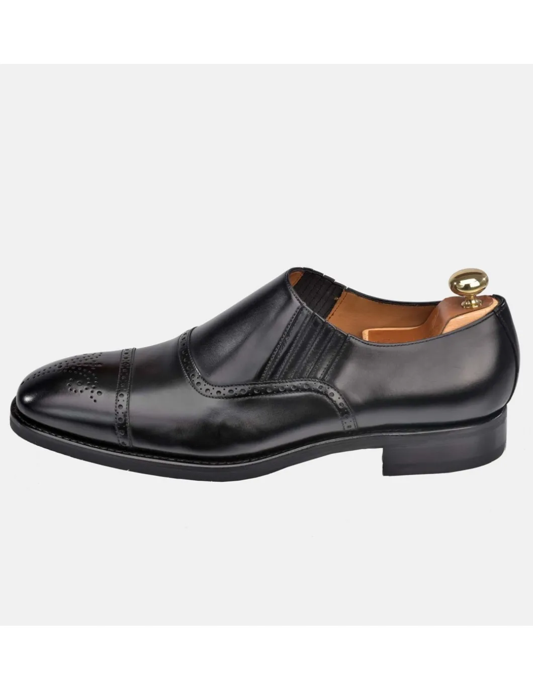 YANKO Zapato piel hombre tipo Mocasín perforado